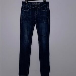 Dark Blue Women's Skinny Jeans